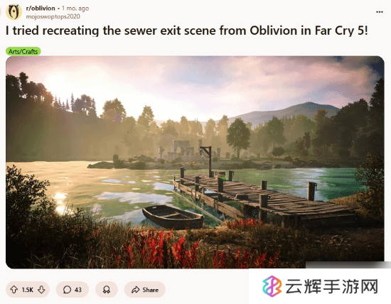 热爱不止游玩！FarCry5玩家在游戏中还原经典地标